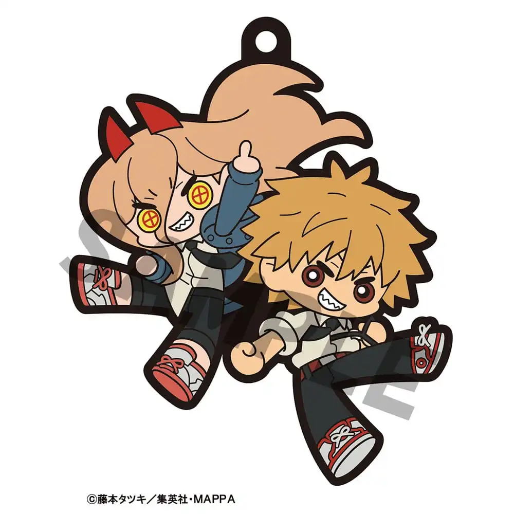 Chainsaw Man Rubber Mascot Buddycolle Rubber Charms 6 cm - 1 Unidade